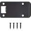 Round Corner Extended Lip Strike Plate, By Stone Harbour Hardware-77378236