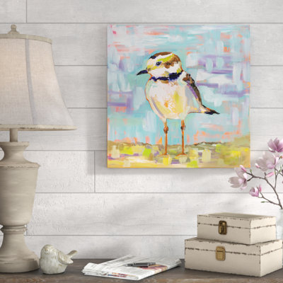 « Coastal Plover II » par Jeanette Vertentes, peinture sur toile