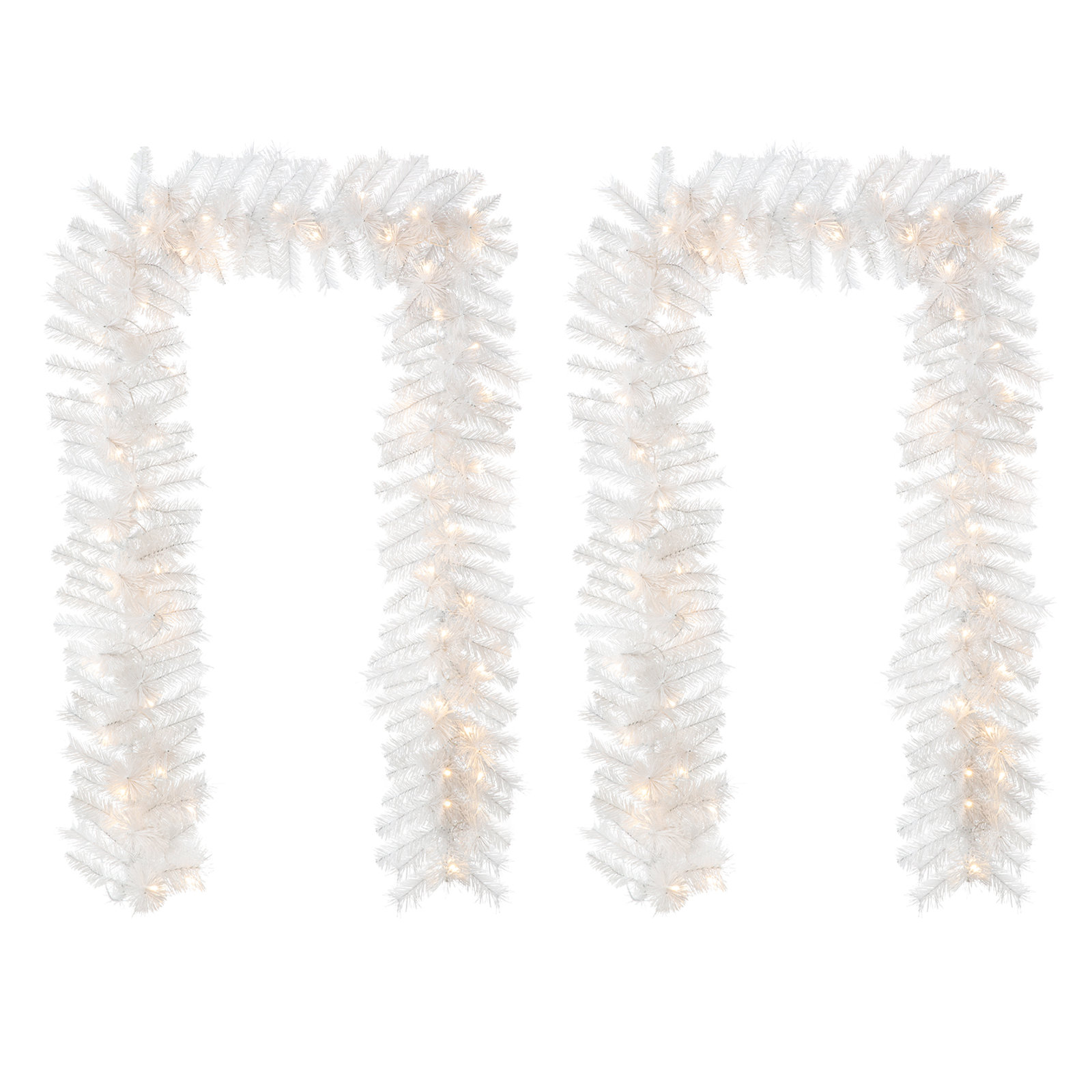 Soperton 108" Pre-Lit White Pine Christmas Garland