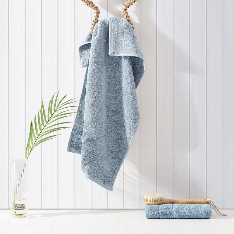 Island Retreat 6 Piece 100% Cotton Towel Set, Turquoise