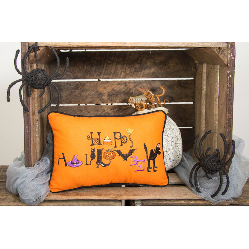 Coussin lombaire d’halloween joyeux