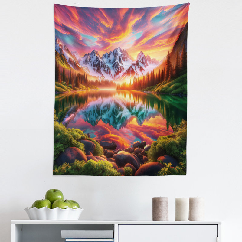 Tapisserie en microfibre, H 28 po x l 23 po