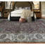 Tapis rouge noué à la main de haute qualité