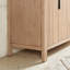 Meuble-lavabo simple 60 po avec plateau en pierre blanche à grain blanc-114525464