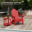 Chaise Adirondack pliante en plastique-160951228