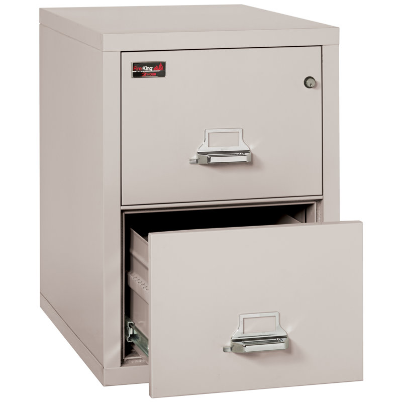 Fireproof 4 - Drawer File Cabinet, Brown Combination Lock, 21.31"W