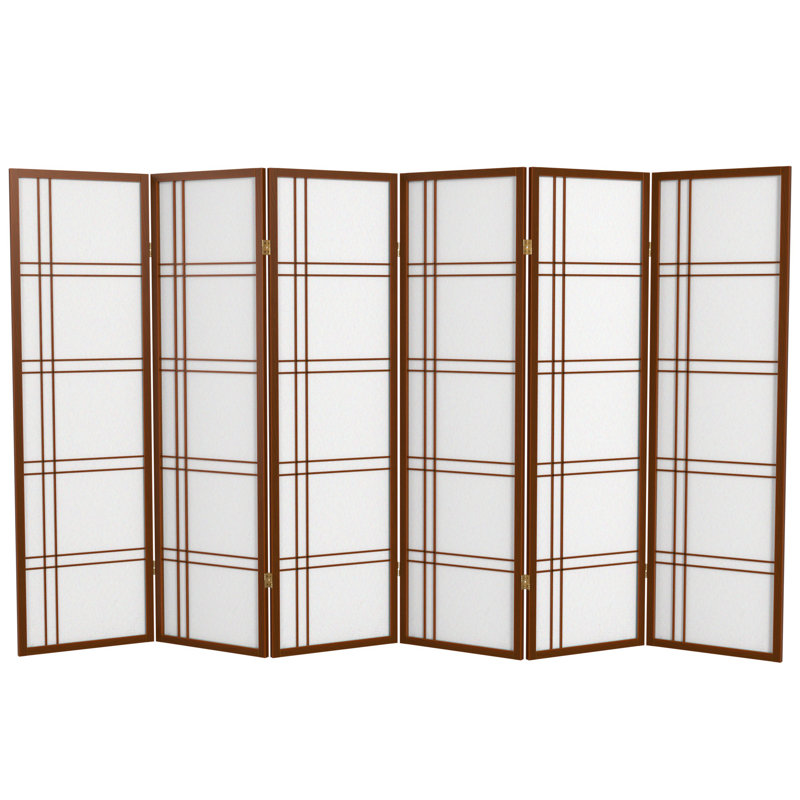 Cloison pliante Keitez, Noyer, 6