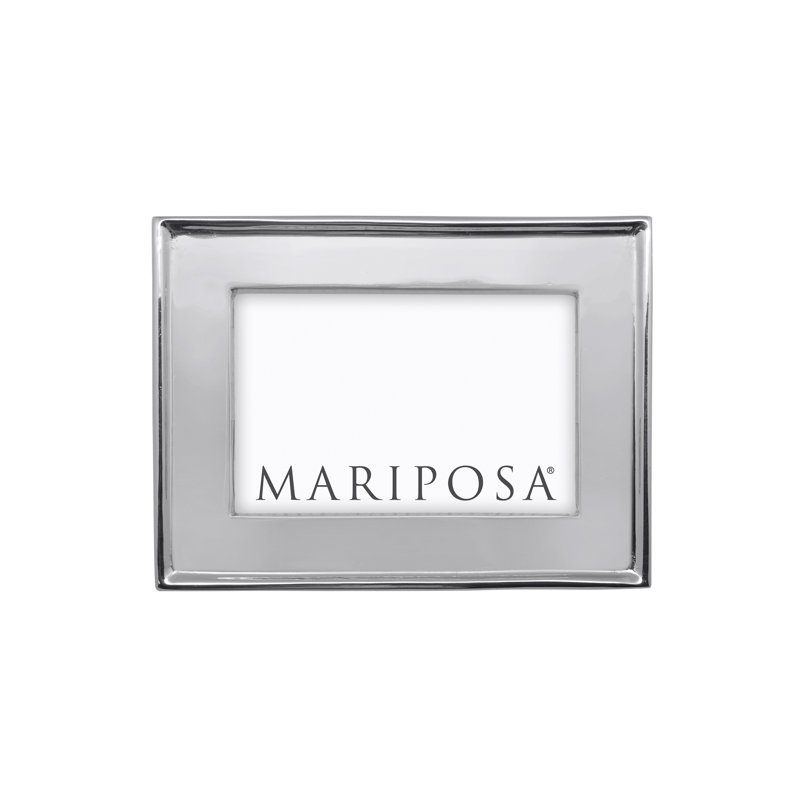 Metal Single Picture Frame in Silver, 4" x 6"