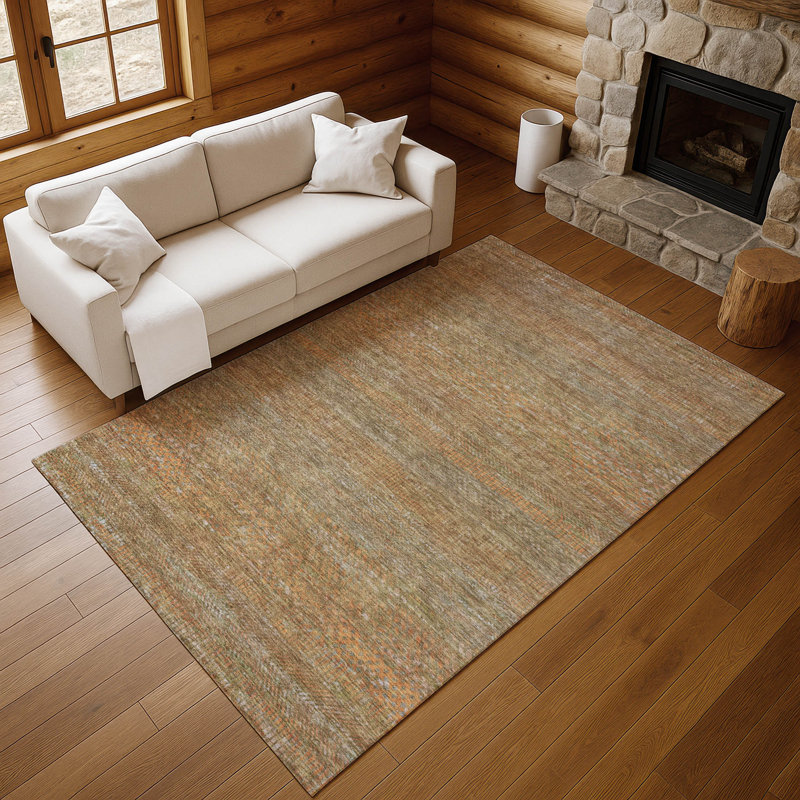 Premium Machine Washable Marasco AMF1633 Stripes Rug, Rectangle 10' x 14'