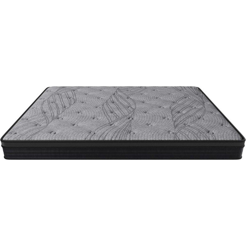 Matelas ferme mi-ferme 12 pouces avec ressorts ensachés, 560 ressorts ensachés individuellement pour un soutien corporel ciblé, transfert de mouvement minimisé, matelas dans une boîte