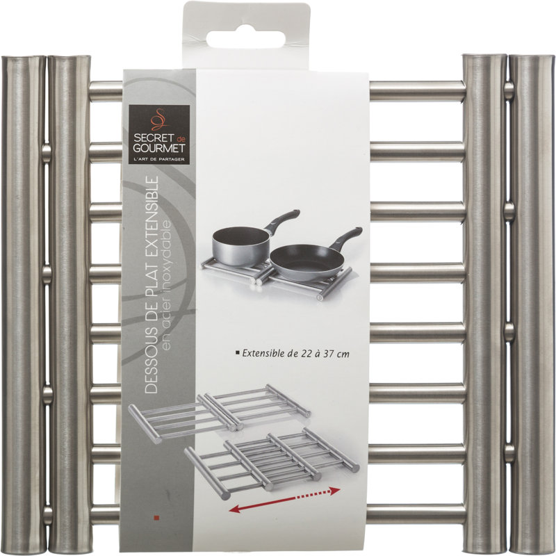 Stainless Steel Rectangle 1 Piece Trivet