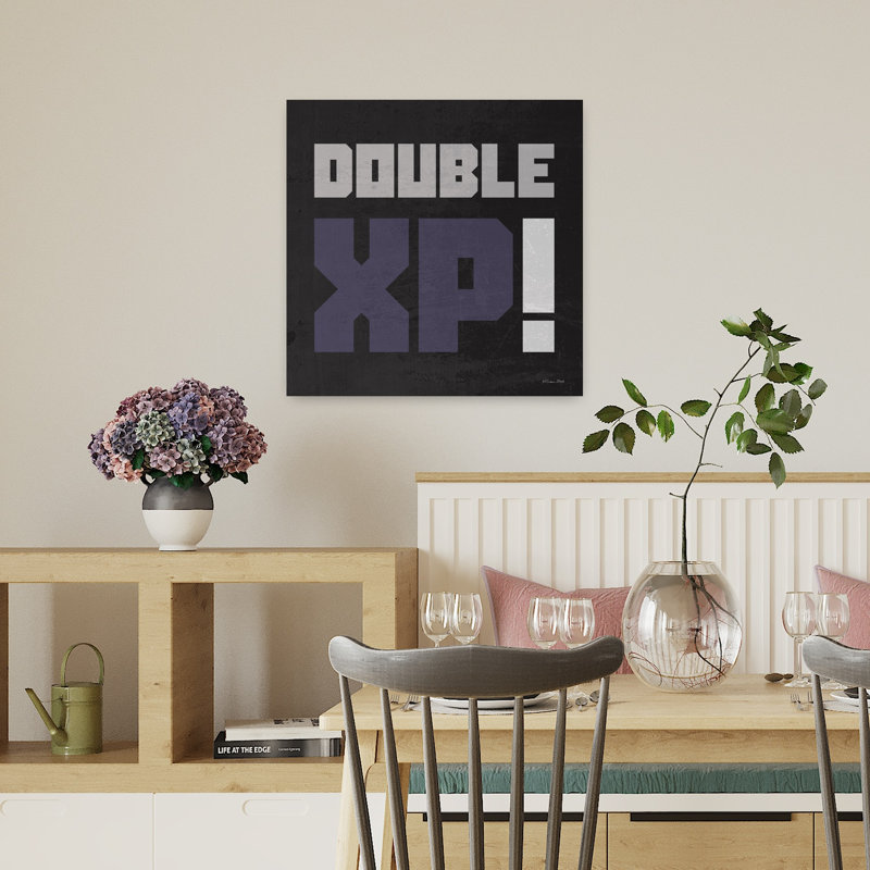 Double Xp, art contemporain abstrait, H 18 po x l 18 po