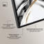 Décoration murale Midas Arc Waves Shadowbox par Art Remedy, cadre noir, 37 x 55-536556433-536556432