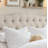 Linen Upholstered Headboard-Modern-Adjustable Height-Button Tufting-1596437943-1596437921