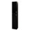 Armoire de rangement autoportante noire pour la cuisine et la salle à manger. Tablettes. 14,16 x 11,71 x 74,19, 56,92 lb Option élégante. Salle à manger, noir. Tablettes, deux portes. Apparence élégante.