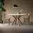 Nordic simple round dining table-332386593