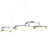 Capella 5-Light Geometric Ring Pendant 50" Integrated LED ETL Certified Adjustable Chandelier-54690687