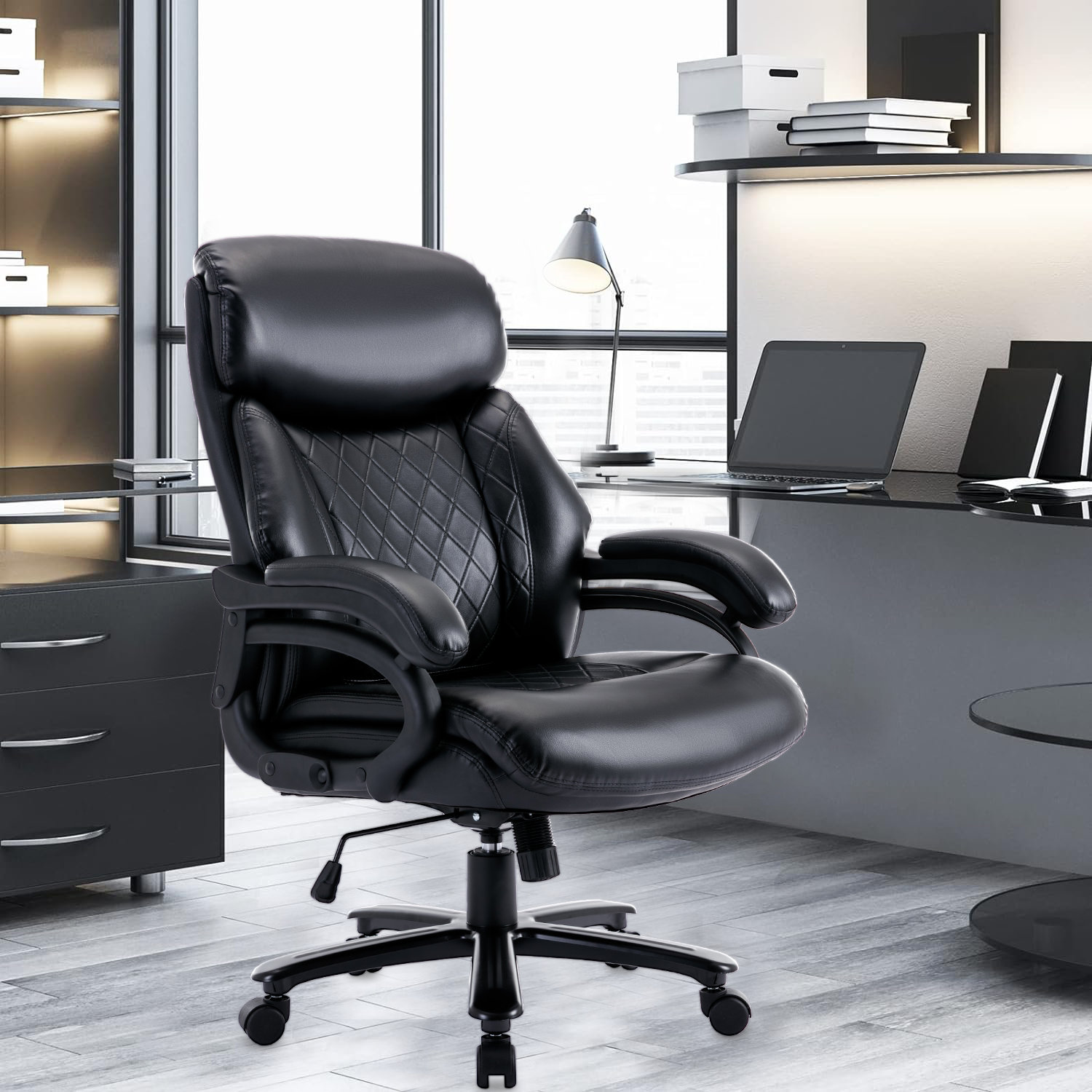 Inbox Zero Hristos Big and Tall Ergonomic Office Chair With