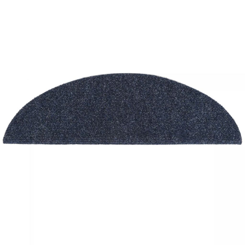 Non-Slip Stair Tread, Half-Circle 65 x 21 x 4cm, Blue, 15