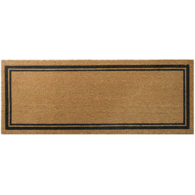 Hancock Plain Outdoor Door Mat AllModern Mat Size: 2' x 5