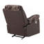 Fauteuil inclinable Bruni Brun