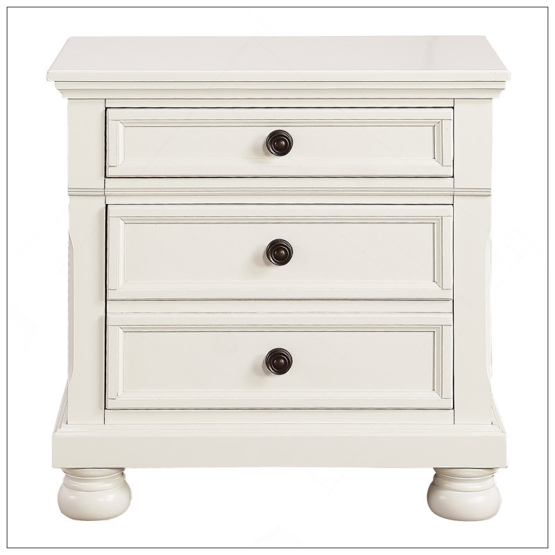 Table de chevet avec tiroirs cachés pour un rangement élégant et fonctionnel, Noir, noir, noir, noir