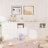 45'' Baby Changing Table Dresser With 4 Drawers and 2 Shelves, Multi-Functional Diaper Changing Station