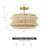 Clouden 16in 2-light Bohemian Woven Rope Semi-flush Mount Ceiling Light-177064010