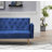 71'' Velvet Convertible Sofa-2046815062