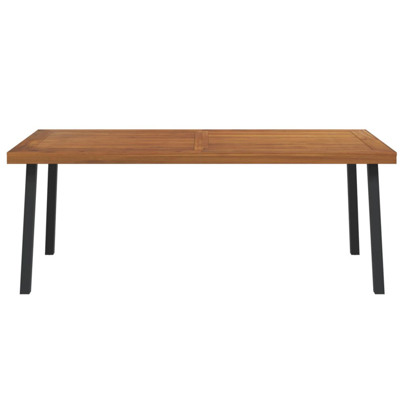 Rectangular Acacia Outdoor Coffee Table, 39.4" W x 78.7" L x 29.5" H