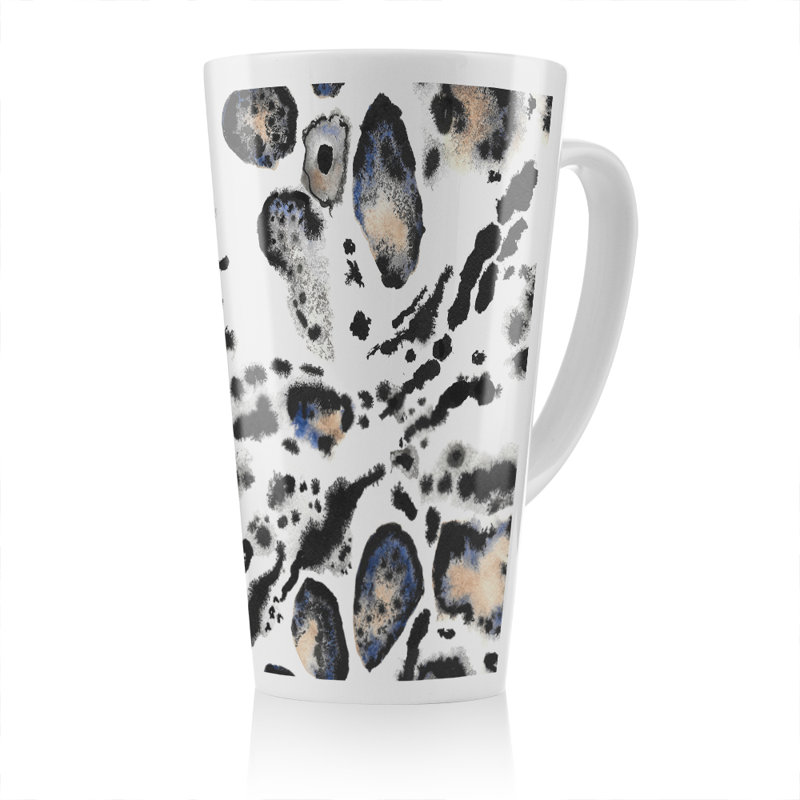 Leopard Print With Latte Mug