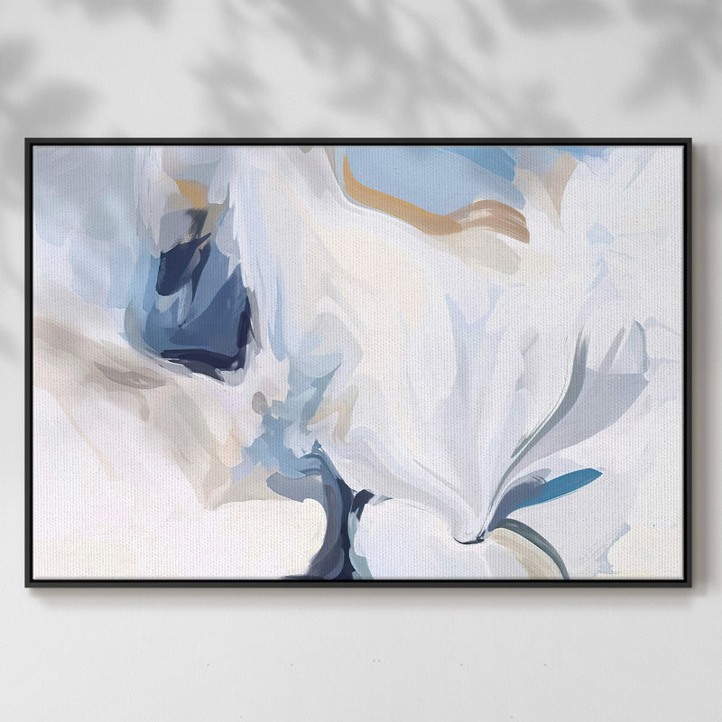 " Fresh Air III ", Black, 17" H x 25" W x 2" D