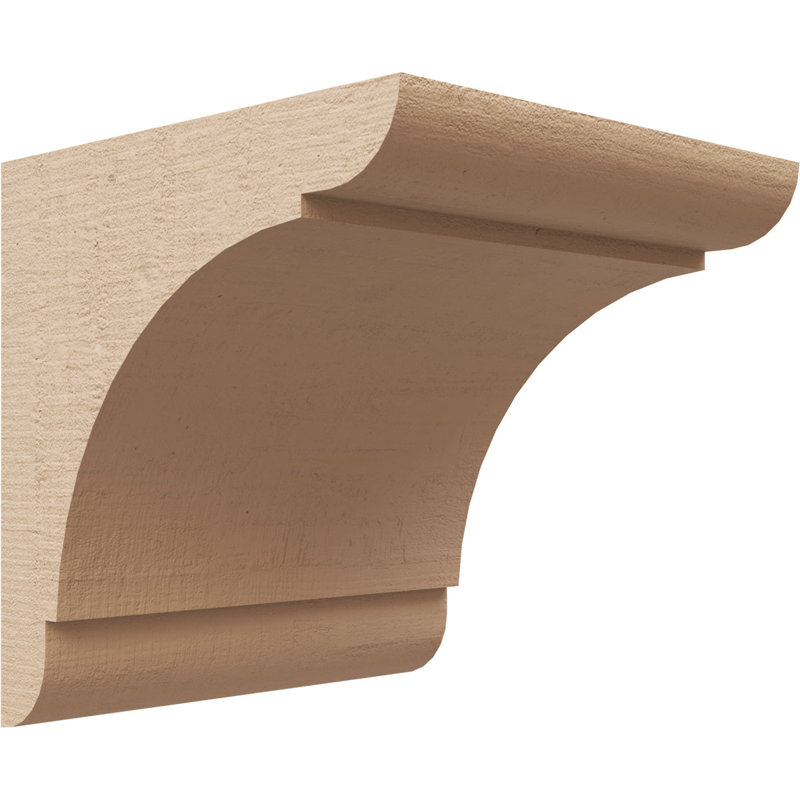 Bois de cèdre brut olympique TimberThane Corbel, brun clair apprêté, H 5 po x l 5 po x P 5 po