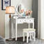 Ensemble coiffeuse avec miroir 5 tiroirs Oldfield-1322571907
