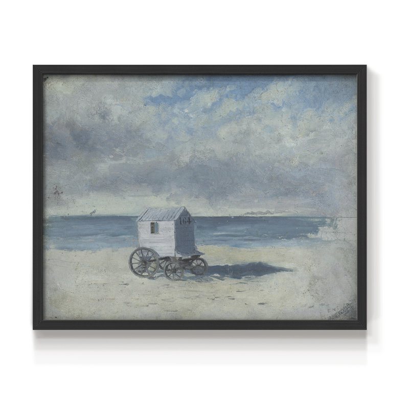 Paysages rétro-CECCXXVII-impression encadrée - réaménageable, H 11 po x l 14 po, Noir