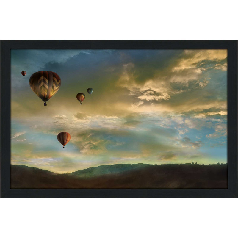 " Sunset Rendezvous " by Mike Calascibetta, 33.5" H x 49.5" W x 1" D