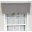 Ticking Striped Scalloped Window Valance-1970707785