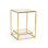 Elgin Glass End Table