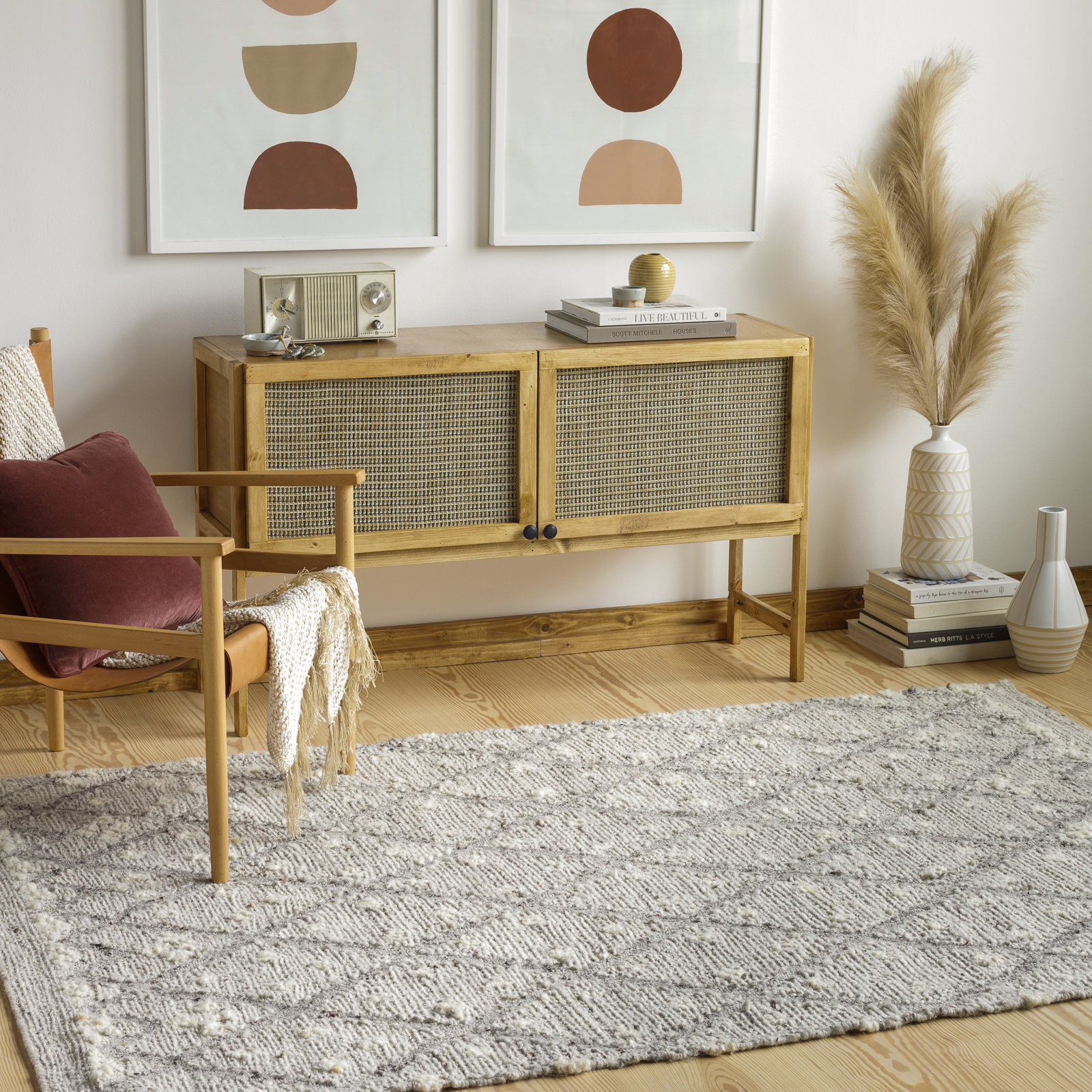 Elisha Hand-Woven Geometric Rug, Rectangle 8' x 10'