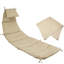 Ensemble de coussin et de parasol de remplacement pour l'extérieur 2 po - beige-1860239675