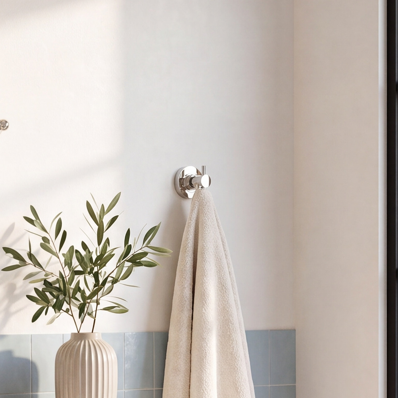 Lexia Single Robe Hook, Polished Nickel