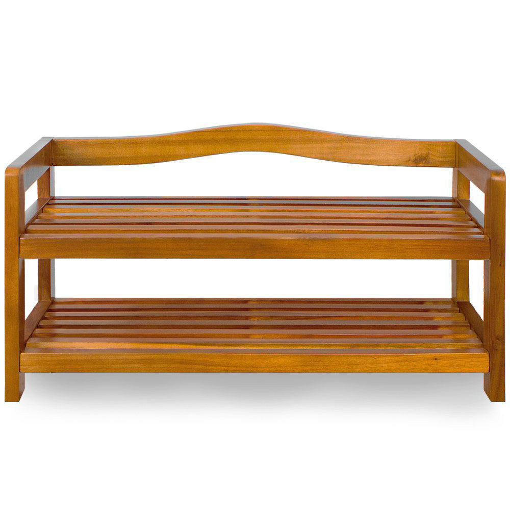Solid Wood Storage Bench