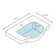 D-Code Ceramic 26" Wall Mount Bathroom Sink with Overflow
