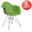 Chaise en plastique Herculaneum avec base chromée-24628022