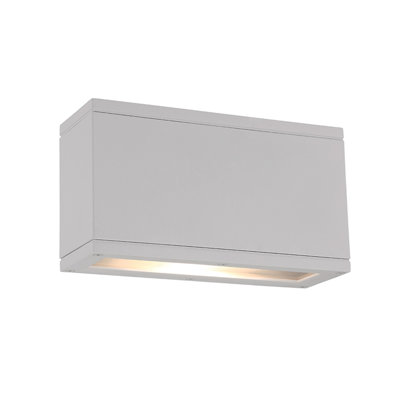 Plafonnier encastré d'extérieur martelé 2 lumières Rubix