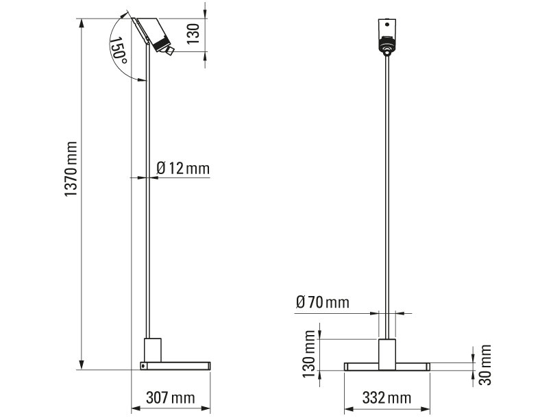 Vision LED Task Floor Lamp