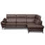 Genuine Leather Reclining Corner Sofa with Adjustable Headrests and Adjustable Armrest and Storage-449599714-449599721