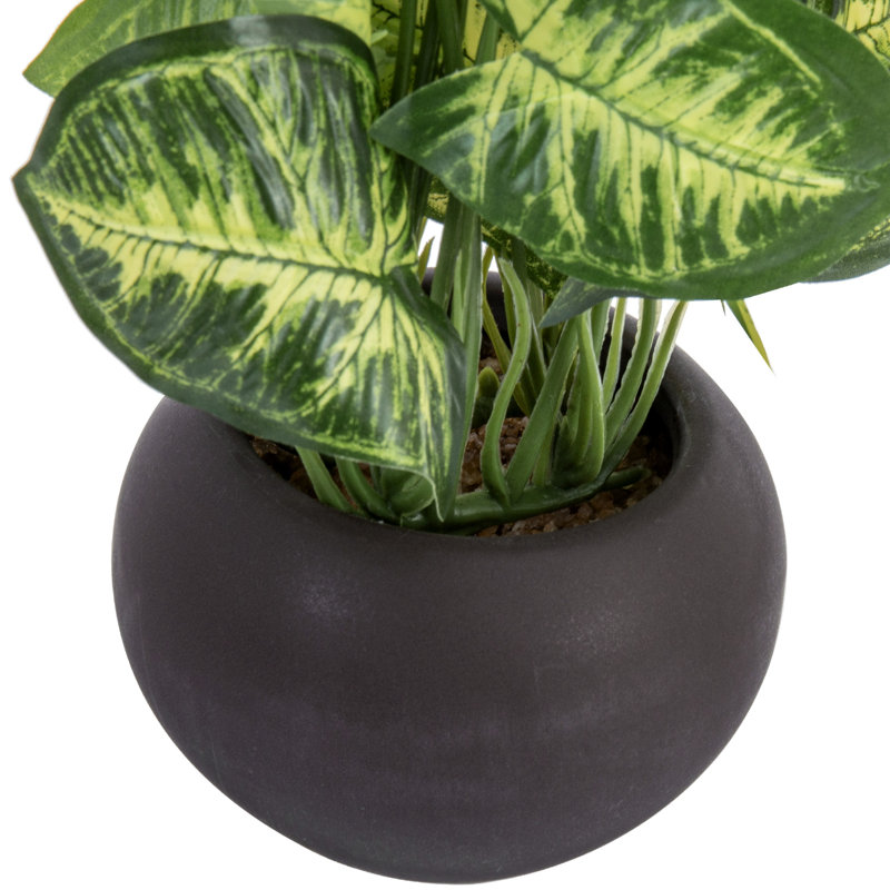 Plante artificielle d'intérieur 8 po en pot brun
