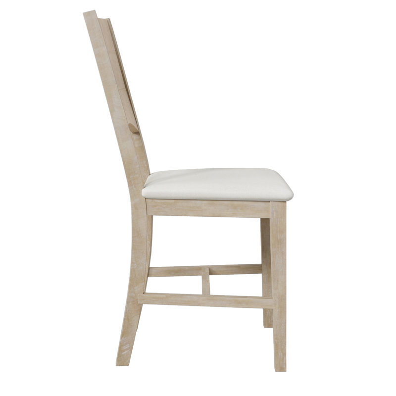 Ensemble de table de salle à manger en bois 6 pièces avec pieds demi-ronds, chaises et banc rembourrés, cuisine moderne, naturel
