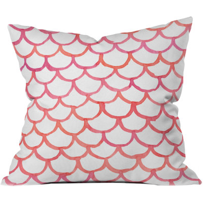 Coussin extérieur scalloppy